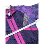 Vintage Outbrook Women's Large 2pc Set Purple Pink Tracksuit Windbreaker New Photo 4