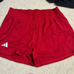 Adidas  Red 3” Women's Athletic Shorts Photo 0