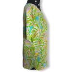 Lilly Pulitzer Lilly‎ Pulitzer Womens Blouse Size S Elephant Ear Guava Silk Green Pink Blue Top Photo 1