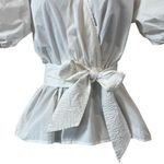 Trina Turk Embroidered Dragonfly Balloon Sleeve Fiona Blouse Photo 3