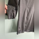 Reebok  Grey Athletic Quarter Zip Workout Long Sleeve Tee SZ S Photo 2