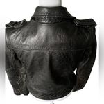 Zadig & Voltaire Black Leather convertible Biker Jacket Photo 8