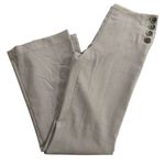 Elevenses  side 2 dress pants The Brighton wide leg gray button side Photo 0