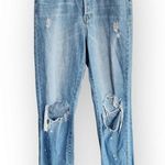 BDG  Urban Outfitters High Waisted Slim Straight Tapered Leg Ripped Jeans 28 Photo 0
