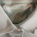 Peter Millar  Women's  Mint Teal Long Sleeve Polo Shirt Size Large Photo 2