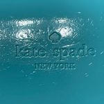 Kate Spade  NEW YORK Hard Eye Sun Glasses Case Holder Teal Clam Shell GUC Photo 1