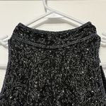 Papell Boutique Papell Botique Evening VTG silk beaded halter top black navy size medium Photo 5