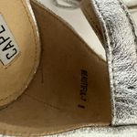 Cape Robbin Metallic Silver Block Heel Patches Flamingo Rainbow Sandals Size 8 Photo 11