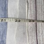 Cha Cha vente women’s Flowy blouse L w/floral beading sheer bottom hem Photo 8