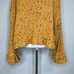 POL  Yellow Confetti Dot Knit Sweater Photo 4
