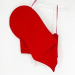 ZARA NWT  Limited Edition Asymmetrical Sweetheart Top XS Red‎ Photo 1