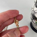 Boutique Long three strand necklace with pearl covered heart pendant. Photo 6