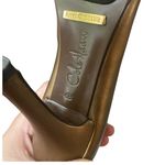 Cole Haan  Nike Air vintage Women's Gold Peep Toe heels Photo 3