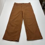 Judy Blue High Rise Control Top Wide Leg Crop Jean Camel Brown Size 13 / 31 Photo 0
