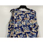 Disney  Hawaiian Multicolor Floral Print Midi Dress XL Photo 7