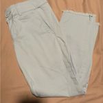 Loft Light Blue Frayed Hem Pants Photo 0