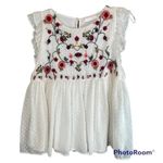 ZARA ✨ HP✨BN Ruffle Embroidered Babydoll Top✨ Photo 5