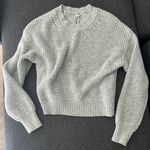 Garage Grey Cropped Sweater  Photo 0
