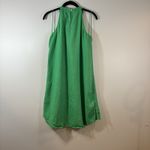 Sigrid Olsen  Green 100% Linen Sheath Dress, Date‎ night , Halter, Minimalist, M Photo 1