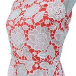 Karl Lagerfeld  Embroidered Sleeveless Zip Up Casual Classic Elegant Dress Photo 3