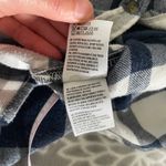 American Eagle Boyfriend Fit Plaid Flannel Shirt sz XS Preppy Lumberjane Granola Photo 7