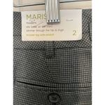 Ann Taylor /Loft Pants Black & Brown Houndstooth Marisa, Size 2 NWT Career Photo 2