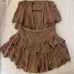 Lizard Thicket Brown Skirt Romper Photo 2
