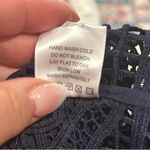 Lovers + Friends NAVY BLUE CROCHET BLOOM REVOLVE TOP XL Photo 7