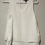Banana Republic White Sleeveless Blouse Photo 0