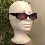 Retro Preppy Vintage 90s 2000s Y2K Classic Black Oval Rectangle Sunglasses #whimsygoth #boho #minimalist #grunge #streetwear Photo 3