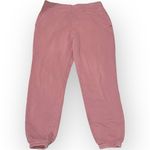 Girlfriend Collective  Organic Cotton Mauve Joggers, size S Photo 5