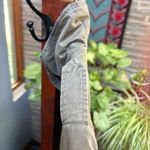 Ambiance Olive Green, Faux Sherpa Lined Utility Military Jacket, Size M Green Size M Photo 4