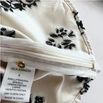 Ulla Johnson Layla Silk Floral Embroidered Puff Sleeve Ivory Blouse Size 8 Photo 5