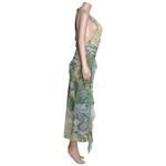 Jaded London Cindy Plunge Maxi Dress, Vintage Khaki Palm Tree, 0 (US) Photo 7