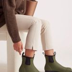 Quince Waterproof Ankle Rain Boot Olive Green Women's Size 8 NIB Photo 0