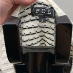 POL  Black and White Reindeer Sweater. Photo 3