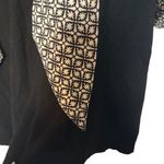 Max Studio  Black & White Long Sleeve V-Neck Scarf Shift Dress Women Sz S Photo 5