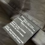 Jones New York 2X Black Lightweight Trench Coat Gold Hardware Details Photo 5