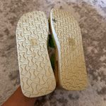 Jeffrey Campbell  Spiced Wood Wedge Sandals Lime Green Photo 7