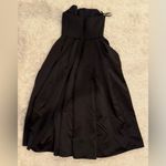 House Of CB NEW  contessa Black Strapless Satin Corset Midi Dress Sz S a-c Photo 5