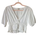 Sim & Sam  Linen Blend Crop Top Size Large Photo 0