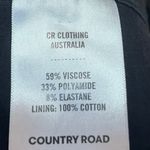 Country Road Women's Black Sleeveless Sweetheart Neck Corset Crop Tank Top Sz S Photo 4