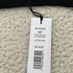 Michael Stars  Christina Black Ruched Long Sleeve Cotton Ribbed Fitted Dress Sz M Photo 12