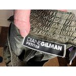 pants 100% silk drab green elastic waist 1980s Size M Photo 7