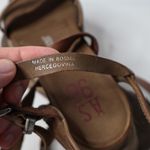 A.S.98 Labo Platform Sandals Brown Leather Womens 39 Gladiator Shoes Heels $275 Size 9 Photo 8