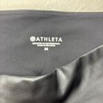 Athleta  All Over Gleam Tight Faux Leather Legging Women's High Rise Black Size M Photo 5