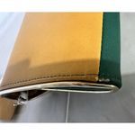 Handbag Republic Classic Clutch W/Gold Crossbody Strap Butterfly Accent 2 Tone Brown Photo 10