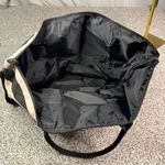 Victoria's Secret  Expandable Weekender Tote Bag Pink/Black Stripe Photo 3