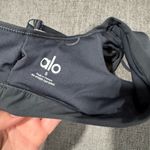 Alo Yoga  airlift intrigue Charcoal Sports Bra Photo 3