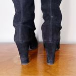 Stuart Weitzman  • Highland Boot over the knee thigh high black suede heeled Photo 11